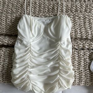 Spaghetti Strap White Top